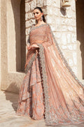 Maria B | Bridal Formals | Wosr S Nude Pink Net