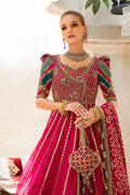Maria B | Bridal Formals | Elfesya M Hot Pink Pure Organza