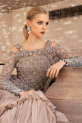 Maria B | Bridal Formals | Milan L Nude Peach Net