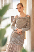 Maria B | Bridal Formals | Milan M Nude Peach Net