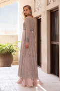 Maria B | Bridal Formals | Elle S Pinkish Gray Chiffon