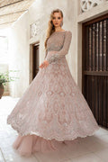 Maria B | Bridal Formals | Elle Custom Size Pinkish Gray Chiffon