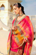 Maria B | Bridal Formals | Hur-ul-Nisa M Hot Pink Pure Organza