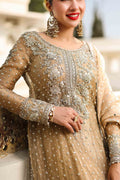 Maria B | Bridal Formals | Bibi Sultana M Gold Pure Tissue