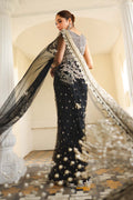 Maria B | Bridal Formals | Nawab Jan S Black Poly Net