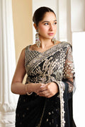 Maria B | Bridal Formals | Nawab Jan XL Black Poly Net
