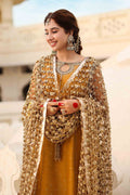 Maria B | Bridal Formals | Roshanara Begum XL Mustard Pure Organza