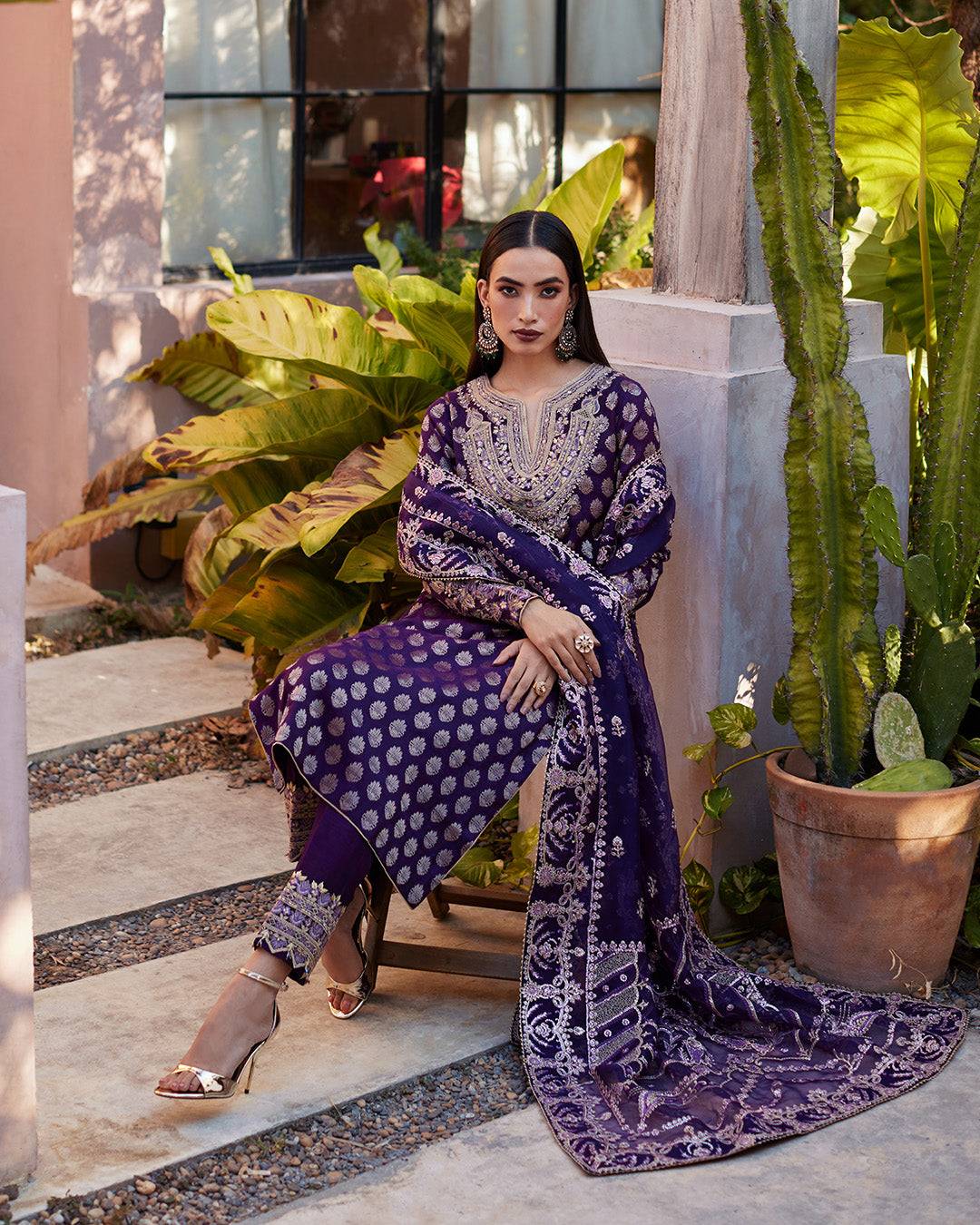 Faiza Saqlain | Aurnia Spring Festive Edit 24 | Clara - Pakistani Designer Dress - by Faiza Saqlain | Type: Luxury - 100% Original at Saira Sultan