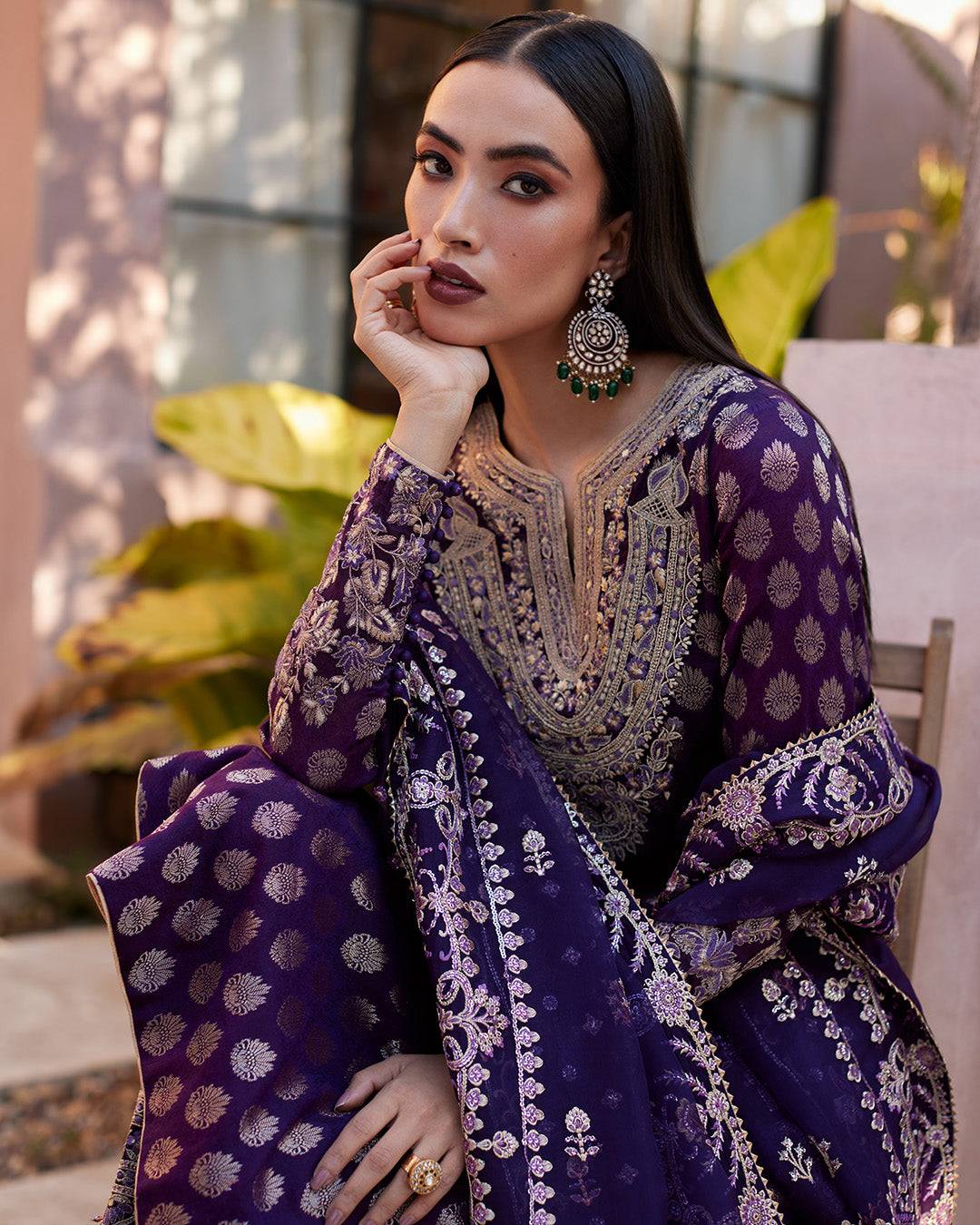 Faiza Saqlain | Aurnia Spring Festive Edit 24 | Clara - Pakistani Designer Dress - by Faiza Saqlain | Type: Luxury - 100% Original at Saira Sultan