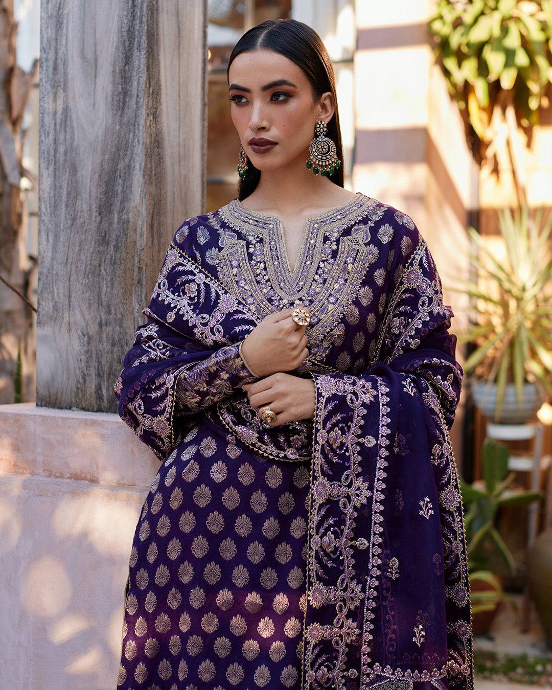 Faiza Saqlain | Aurnia Spring Festive Edit 24 | Clara - Pakistani Designer Dress - by Faiza Saqlain | Type: Luxury - 100% Original at Saira Sultan