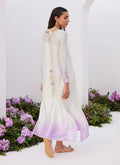 Farah Talib Aziz | Zaza Luxe Pret 24 | LYA IVORY EMBELLISHED RAW SILK SHIRT AND DUPATTA - Pakistani Designer Dress - by Farah Talib Aziz | Type: Luxury - 100% Original at Saira Sultan