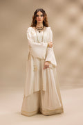 Erum Khan | Lillia Summer Edit | Moon Pearl XS Off White Silk