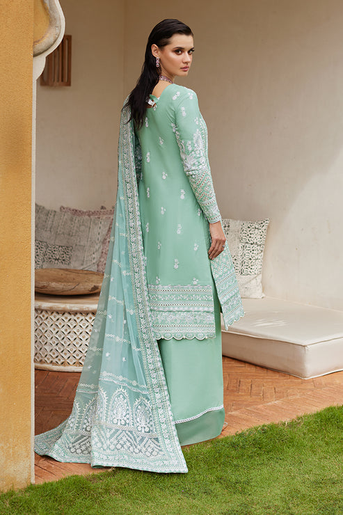 Gulaal | Luxury Lawn 25 | Freesia XS Aqua Lawn