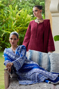 Gulaal | Luxury Lawn 25 | Cynara XL Blue Lawn