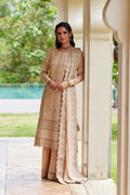 Gulaal | Luxury Lawn 25 | Daphne XS Beige Lawn