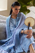 Gulaal | Luxury Lawn 25 | Azalea L Blue Lawn