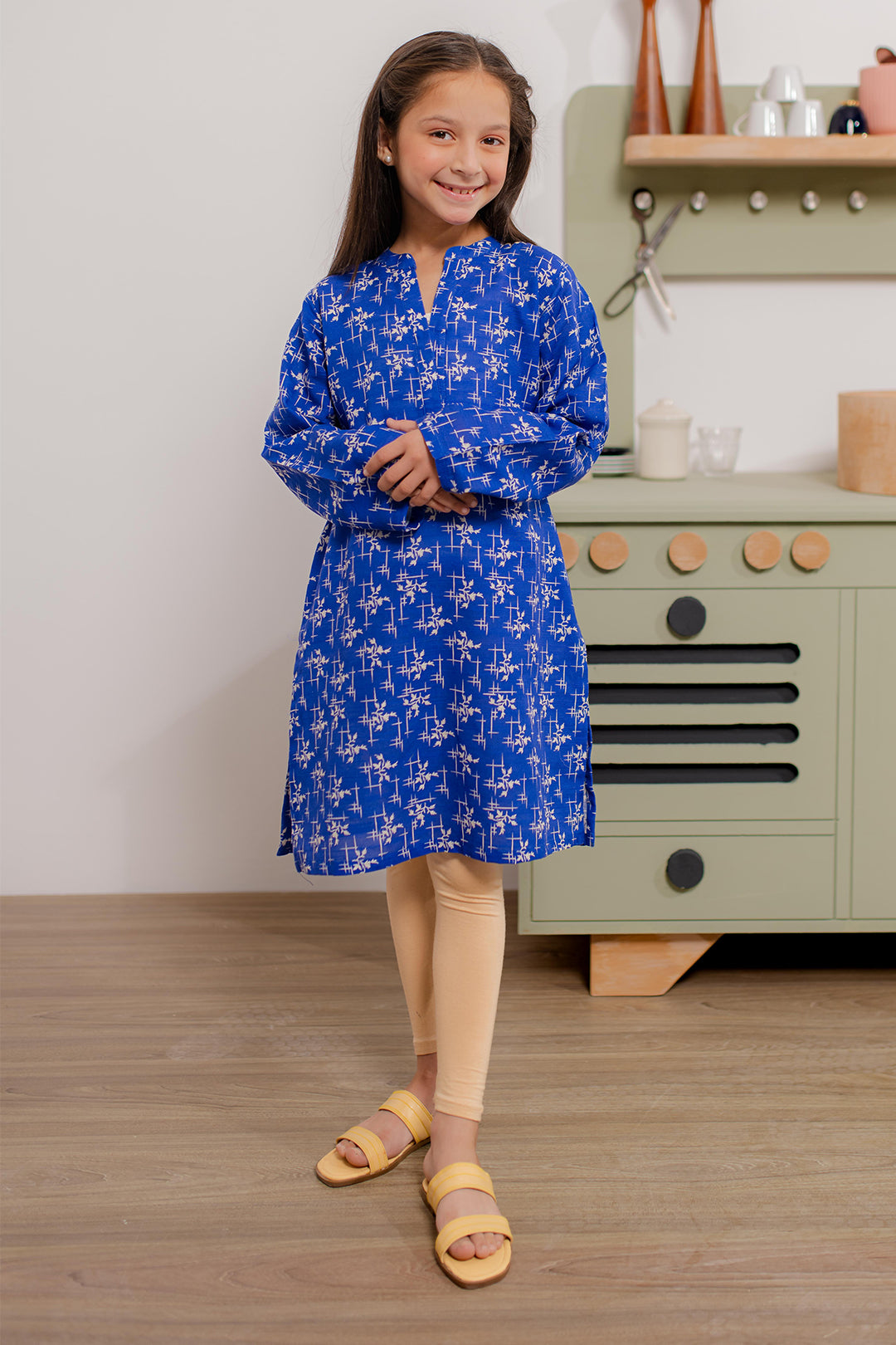 Zellbury Girls | 1 Piece Khaddar | Kurta - 1692 -  Zellbury Girls Essential Pret -  Saira Sultan