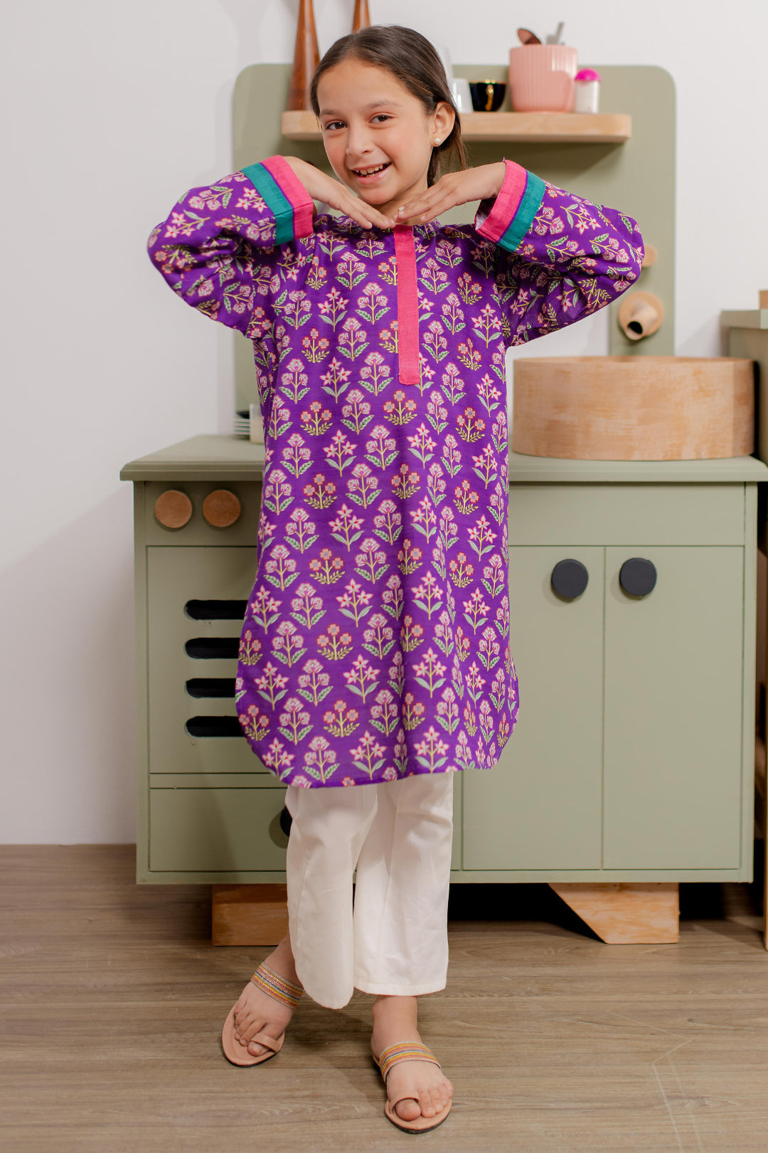 Zellbury Girls | 1 Piece Khaddar | Kurta - 1699 -  Zellbury Girls Essential Pret -  Saira Sultan