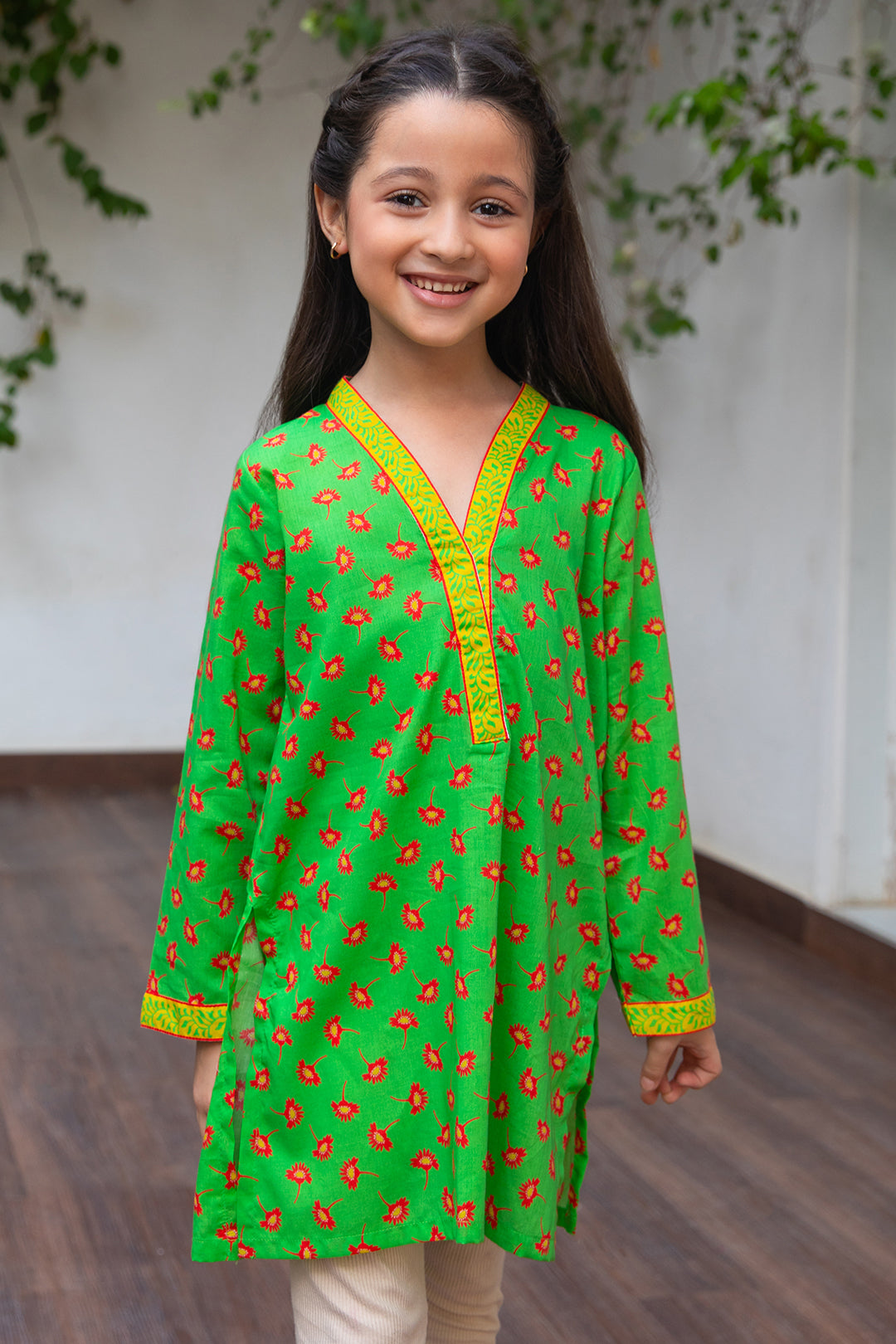 Zellbury Girls | 1 Piece Lawn | Kurta - 1336 -  Zellbury Girls Essential Pret -  Saira Sultan