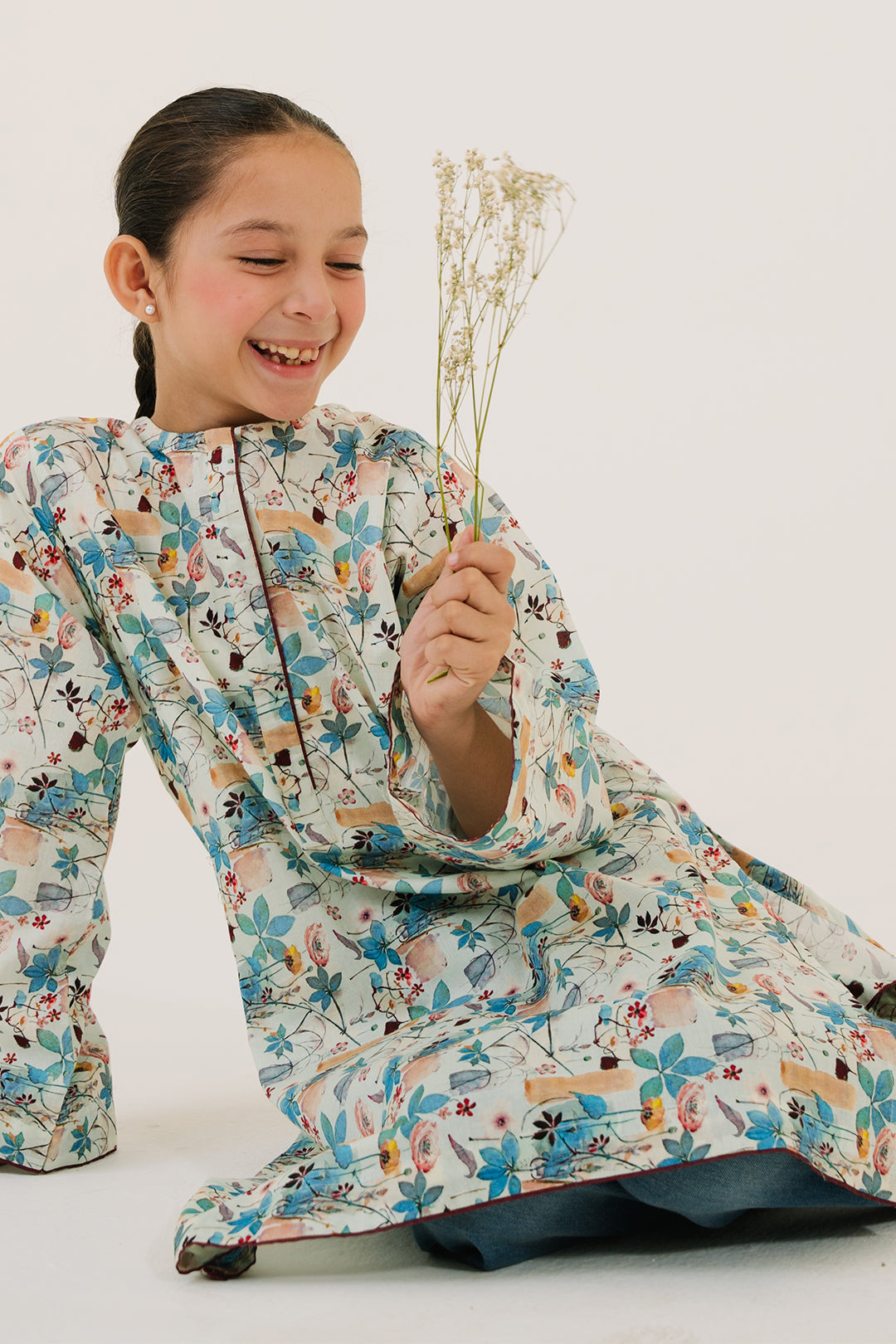 Zellbury Girls | 1 Piece Lawn | Kurta - 1436 -  Zellbury Girls Essential Pret -  Saira Sultan