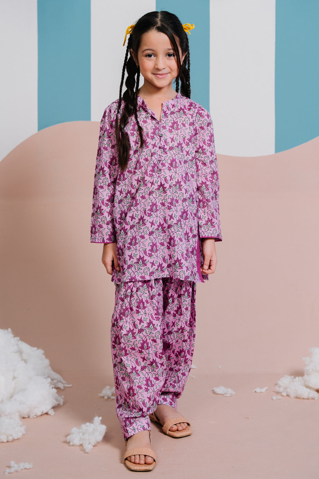 Zellbury Girls | 2 Piece Lawn | Kurta Trouser - 2414 -  Zellbury Girls Essential Pret -  Saira Sultan