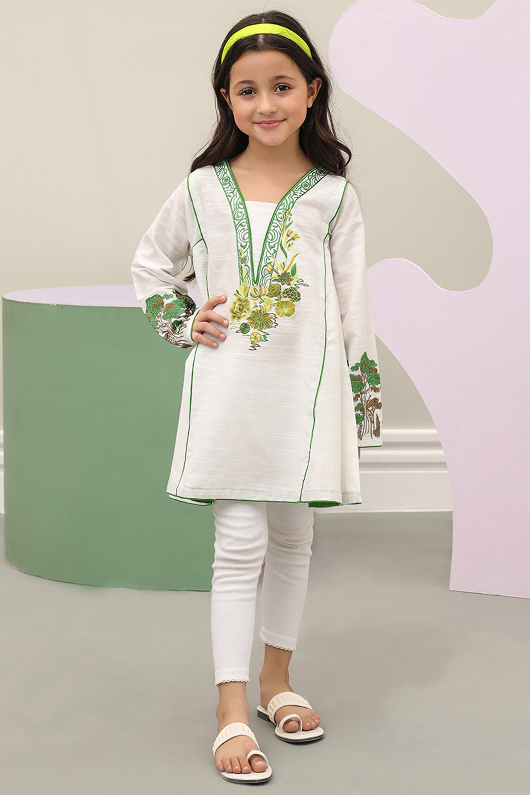 Zellbury Girls | 1 Piece Khaddar | Kurta - 1247 -  Zellbury Girls Essential Pret -  Saira Sultan