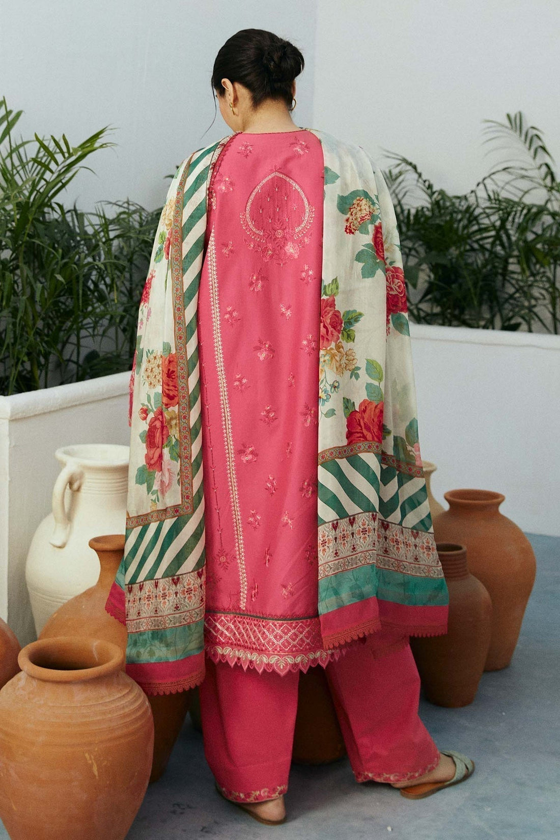 Zara Shahjahan | Coco Lawn Eid Edit 24 | GUL-D2 - Pakistani Designer Dress - by Zara Shahjahan | Type: Luxury - 100% Original at Saira Sultan
