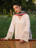 Mahnur | Dahlia Luxury Lawn 25 | Gia L Off White Lawn