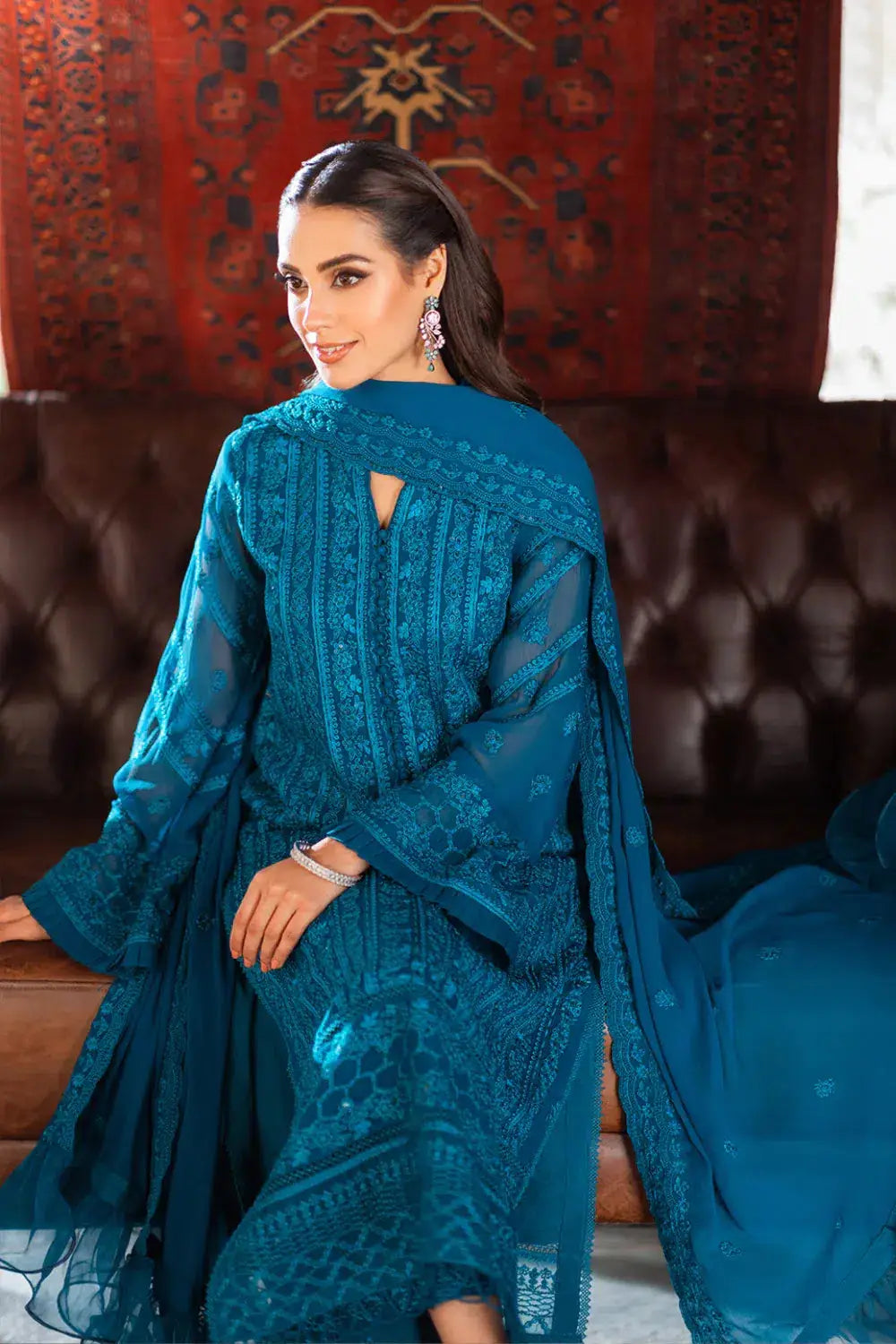 Azure | Embroidered Formals | Gilded Sea - Pakistani Designer Dress - by Azure | Type: Formal - 100% Original at Saira Sultan