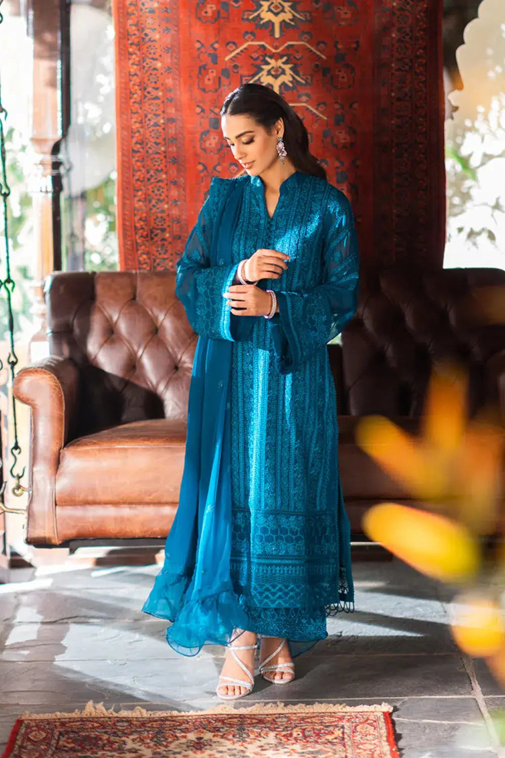 Azure | Embroidered Formals | Gilded Sea - Pakistani Designer Dress - by Azure | Type: Formal - 100% Original at Saira Sultan
