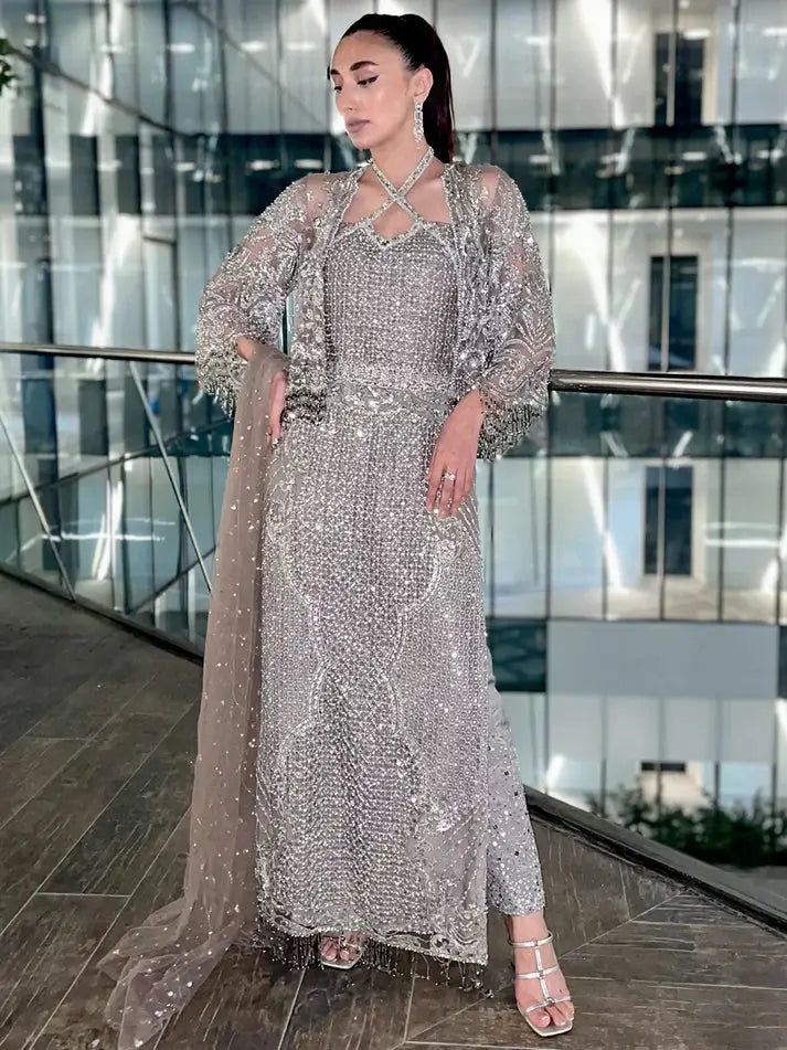 Epoque | Ciel Luxury Couture | GLAMESTONE - Pakistani Designer Dress - by Epoque | Type: Formal - 100% Original at Saira Sultan