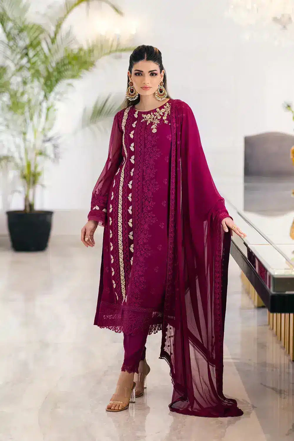 Azure | Embroidered Ensembles 23 | Glooming Diva - Pakistani Designer Dress - by Azure | Type: Formal - 100% Original at Saira Sultan
