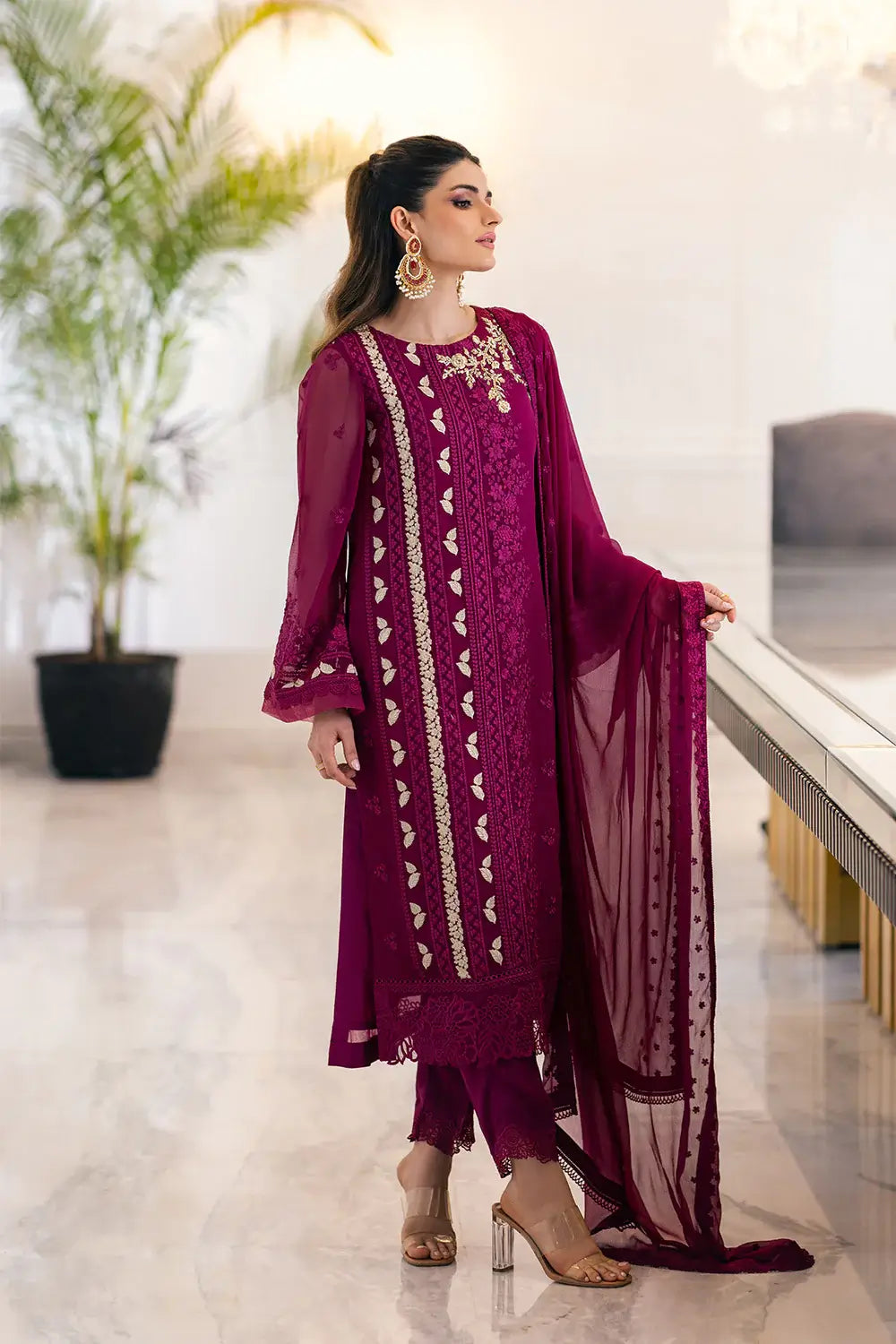 Azure | Embroidered Ensembles 23 | Glooming Diva - Pakistani Designer Dress - by Azure | Type: Formal - 100% Original at Saira Sultan