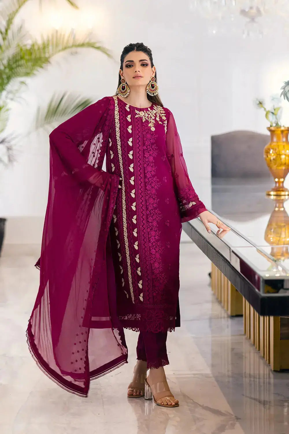Azure | Embroidered Ensembles 23 | Glooming Diva - Pakistani Designer Dress - by Azure | Type: Formal - 100% Original at Saira Sultan