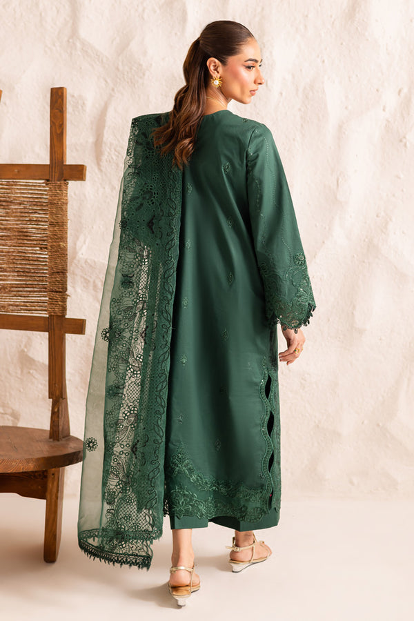 Marjjan | Guzel Lawn | SMC 206-B (Green) - Pakistani Designer Dress - by Marjjan - Type : Ladies Clothes - 100% Original at Saira Sultan