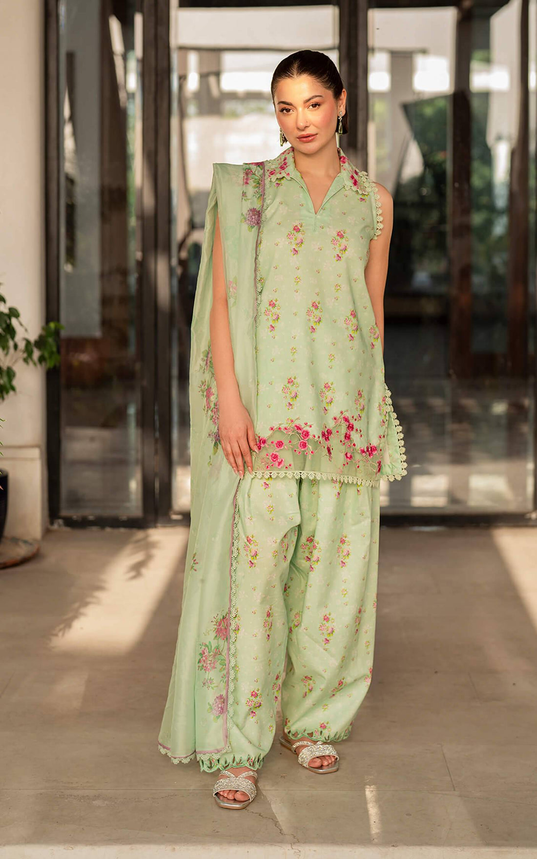 Asifa and Nabeel | Meraki Summer Vol 2 | Gul-e-Rana MK-11 - Pakistani Designer Dress - by Asifa and Nabeel | Type: Luxury - 100% Original at Saira Sultan