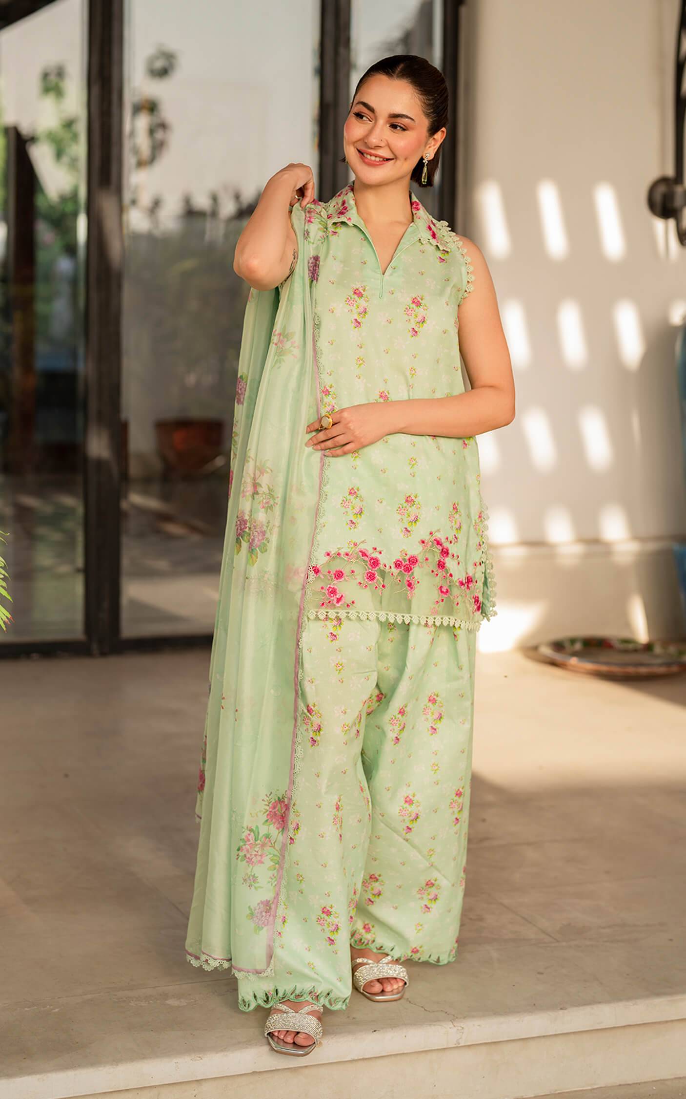 Asifa and Nabeel | Meraki Summer Vol 2 | Gul-e-Rana MK-11 - Pakistani Designer Dress - by Asifa and Nabeel | Type: Luxury - 100% Original at Saira Sultan