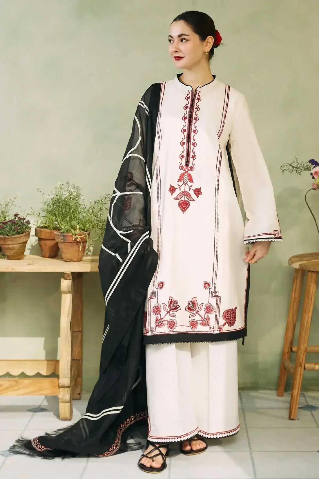 Zara Shahjahan | Coco Lawn 24 | GUL MOHAR-3A - Pakistani Designer Dress - by Zara Shahjahan | Type: Luxury - 100% Original at Saira Sultan