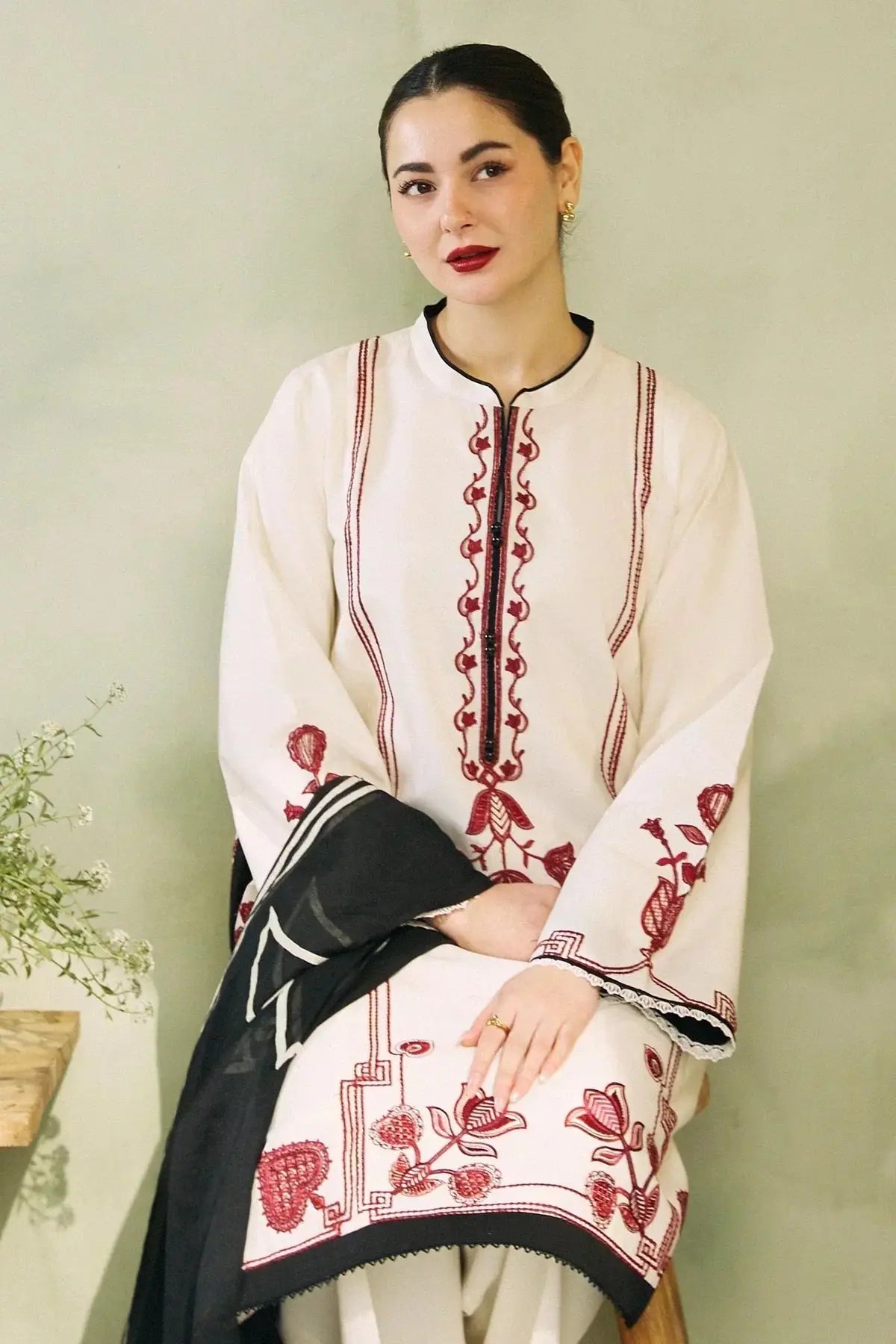 Zara Shahjahan | Coco Lawn 24 | GUL MOHAR-3A - Pakistani Designer Dress - by Zara Shahjahan | Type: Luxury - 100% Original at Saira Sultan