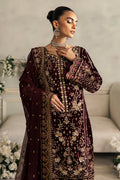 Gulaal | Celeste Velvet 24 | Ember - Pakistani Designer Dress - by Gulaal | Type: Ladies Clothes - 100% Original at Saira Sultan