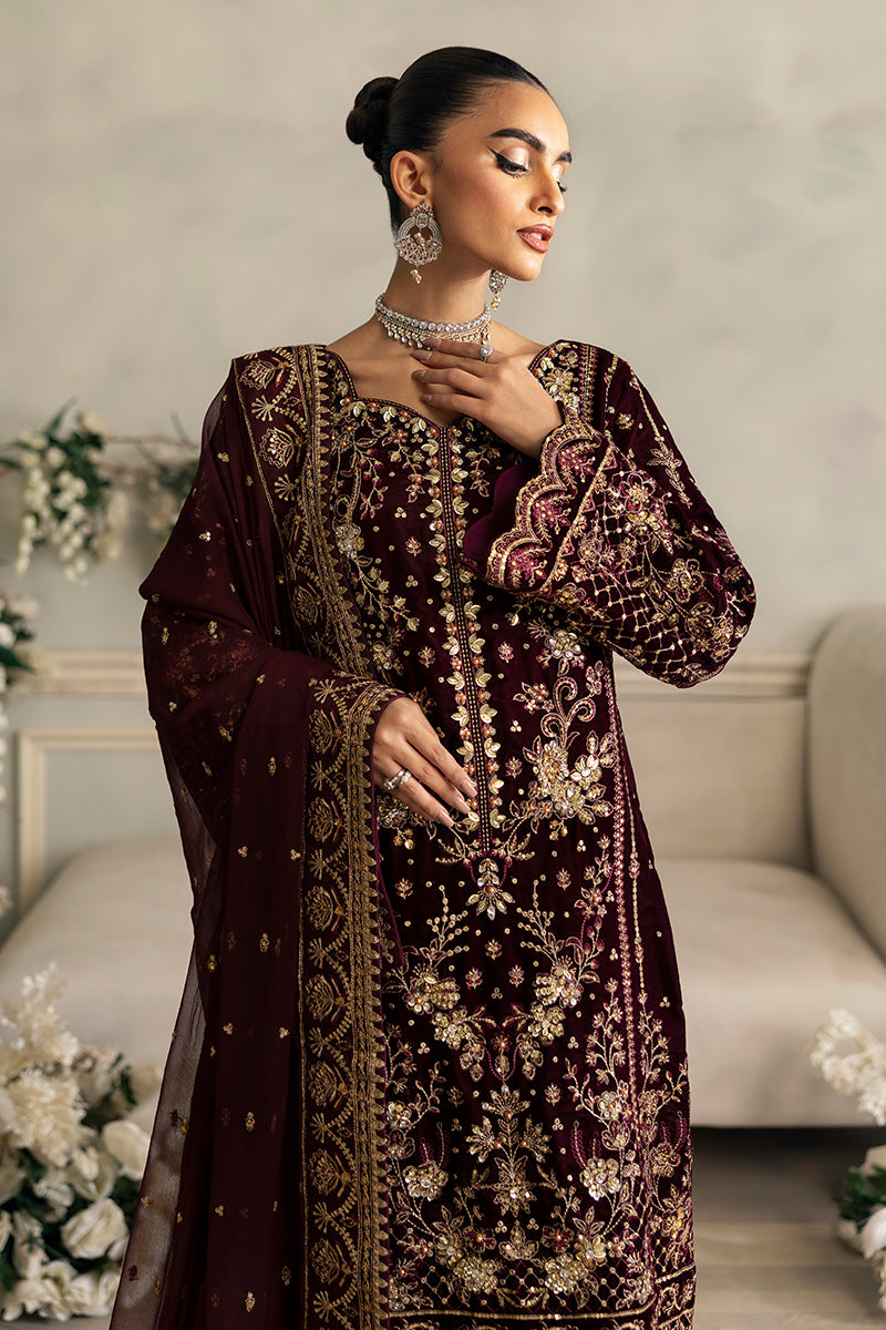 Gulaal | Celeste Velvet 24 | Ember - Pakistani Designer Dress - by Gulaal | Type: Ladies Clothes - 100% Original at Saira Sultan