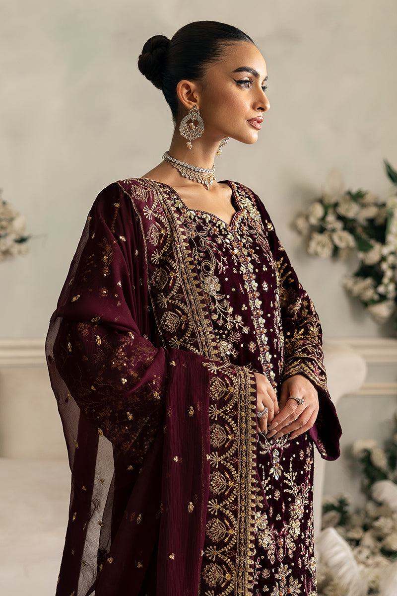 Gulaal | Celeste Velvet 24 | Ember - Pakistani Designer Dress - by Gulaal | Type: Ladies Clothes - 100% Original at Saira Sultan