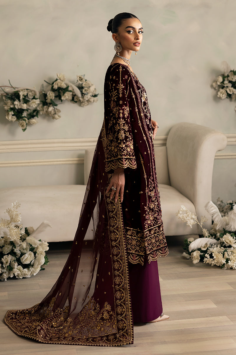 Gulaal | Celeste Velvet 24 | Ember - Pakistani Designer Dress - by Gulaal | Type: Ladies Clothes - 100% Original at Saira Sultan
