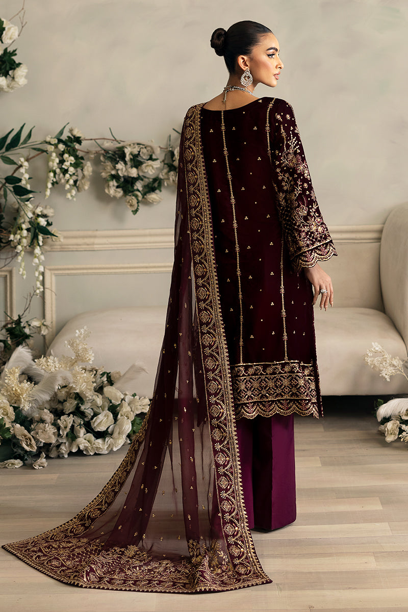 Gulaal | Celeste Velvet 24 | Ember - Pakistani Designer Dress - by Gulaal | Type: Ladies Clothes - 100% Original at Saira Sultan