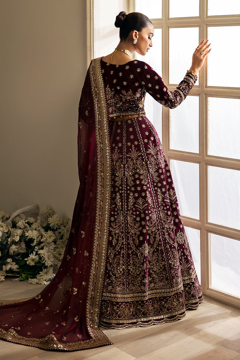 Gulaal | Celeste Velvet 24 | Carmine - Pakistani Designer Dress - by Gulaal | Type: Ladies Clothes - 100% Original at Saira Sultan
