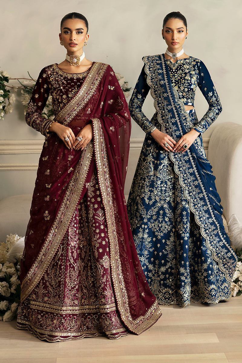 Gulaal | Celeste Velvet 24 | Carmine - Pakistani Designer Dress - by Gulaal | Type: Ladies Clothes - 100% Original at Saira Sultan