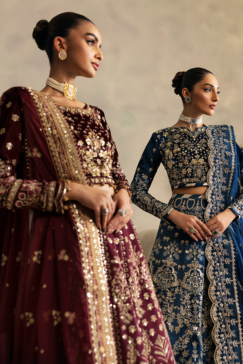 Gulaal | Celeste Velvet 24 | Carmine - Pakistani Designer Dress - by Gulaal | Type: Ladies Clothes - 100% Original at Saira Sultan