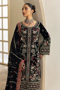 Gulaal | Celeste Velvet 24 | Raven - Pakistani Designer Dress - by Gulaal | Type: Ladies Clothes - 100% Original at Saira Sultan