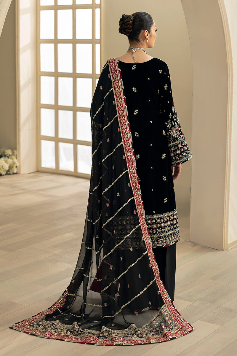 Gulaal | Celeste Velvet 24 | Raven - Pakistani Designer Dress - by Gulaal | Type: Ladies Clothes - 100% Original at Saira Sultan