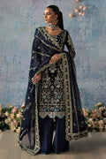 Gulaal | Celeste Velvet 24 | Azure - Pakistani Designer Dress - by Gulaal | Type: Ladies Clothes - 100% Original at Saira Sultan